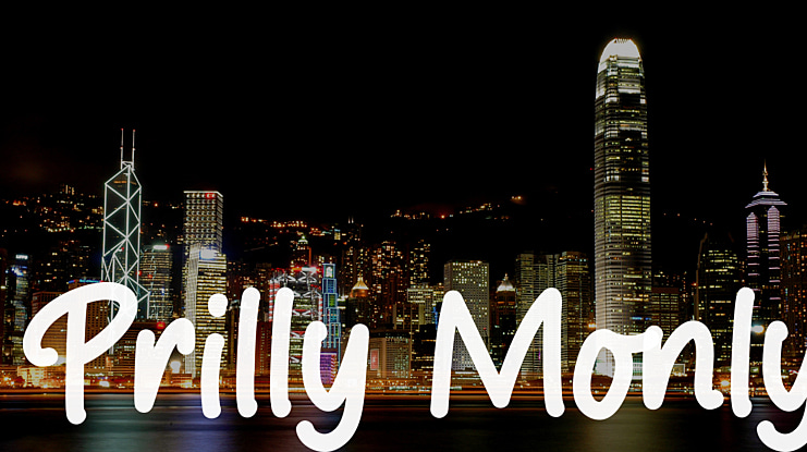 Prilly Monly Font