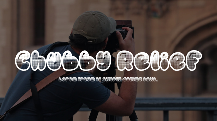 Chubby Relief Font