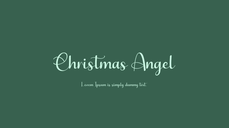 Christmas Angel Font