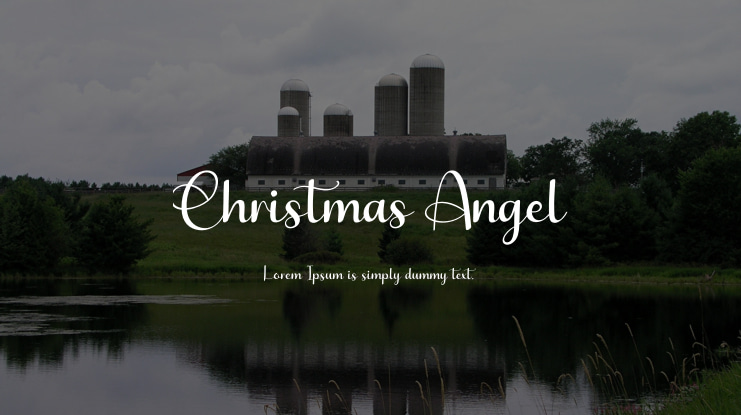Christmas Angel Font