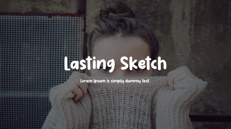 Lasting Sketch Font