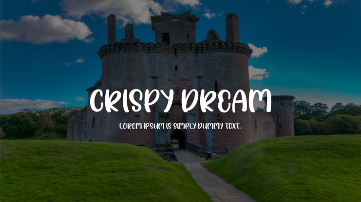 Crispy dream Font