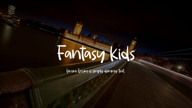 Fantasy kids Font Family