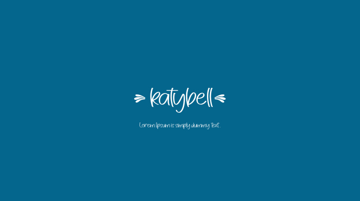 Katybell Font
