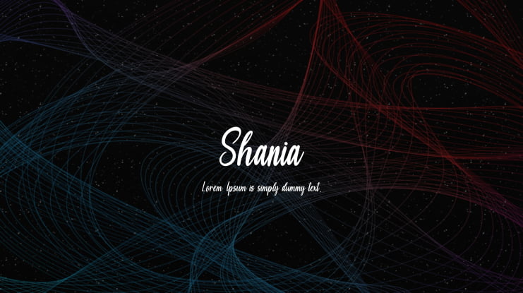 Shania Font