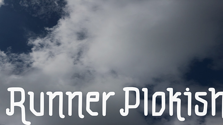 Runner Plokish Font