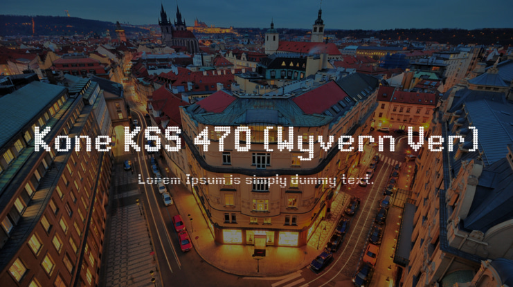 Kone KSS 470 (Wyvern Ver) Font