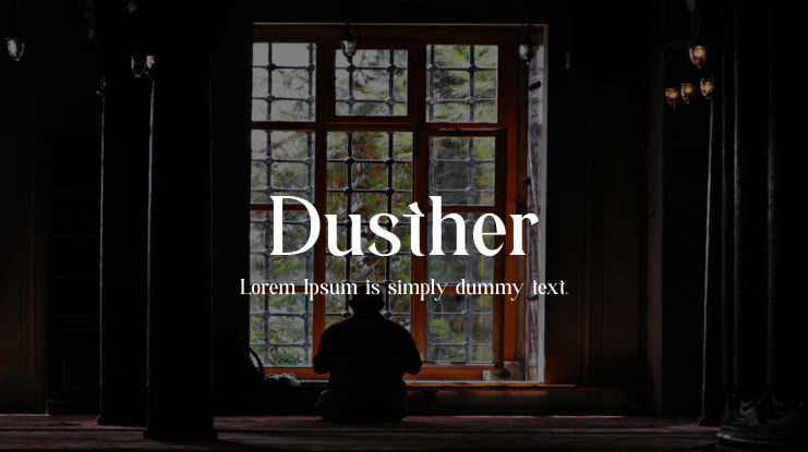 Dusther Font