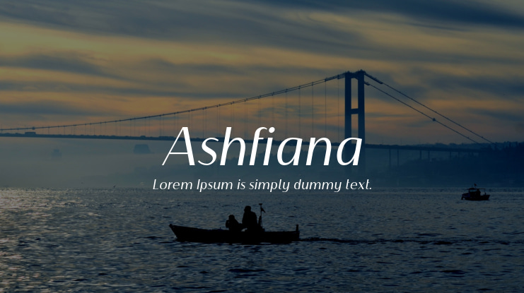 Ashfiana Font Family