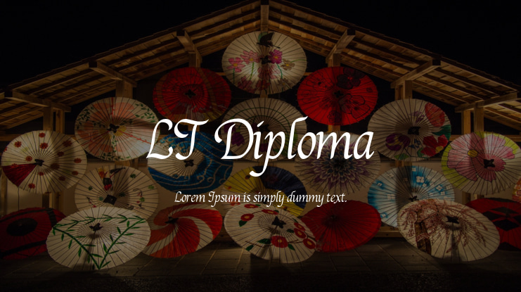 LT Diploma Font
