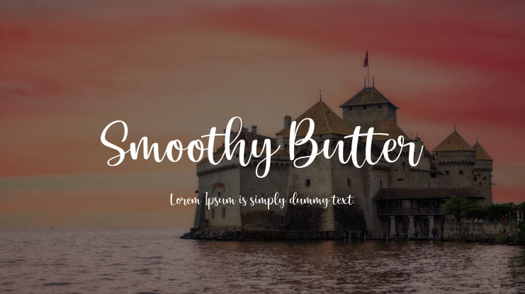 Smoothy Butter Font