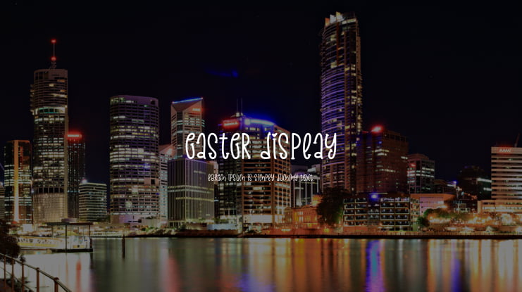 Easter Display Font Family