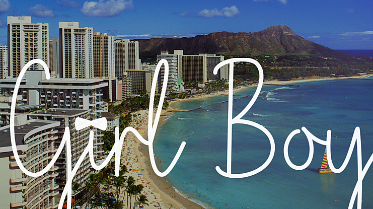 Girl Boy Font Family