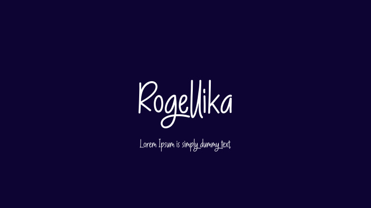 Rogellika Font