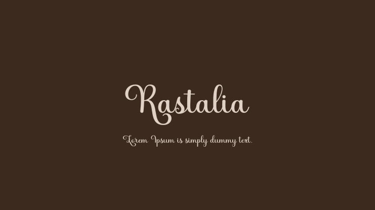 Rastalia Font