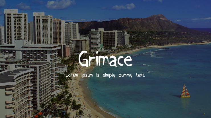 Grimace Font