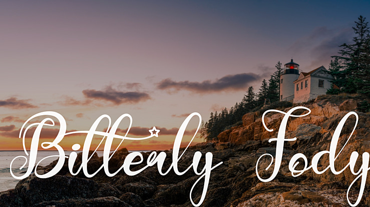 Bitterly Fody Font