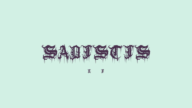 SADISTIS Font