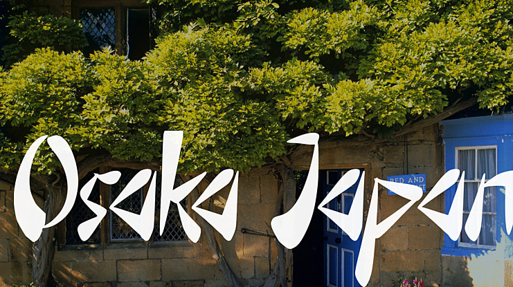 Osaka Japan Font
