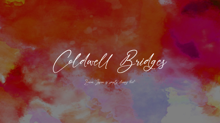 Coldwell Bridges Font