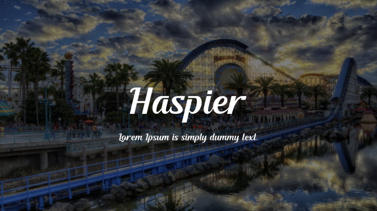 Haspier Font