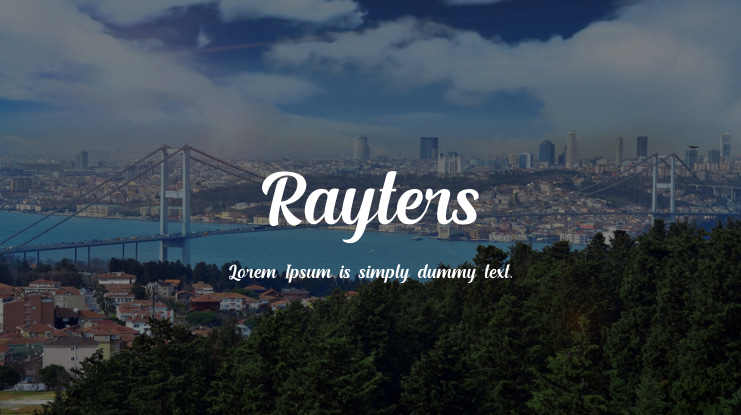 Rayters Font