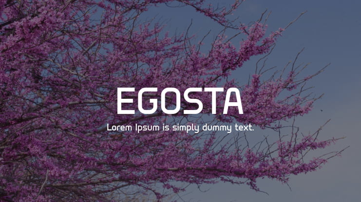 EGOSTA Font Family