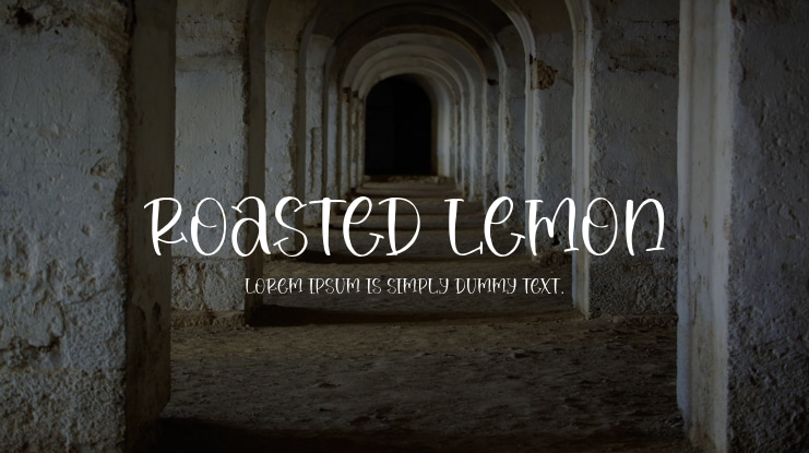 Roasted Lemon Font