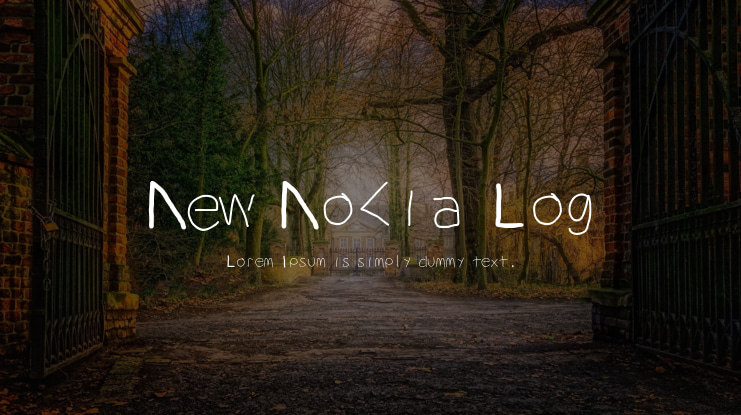 New Nokia Log Font
