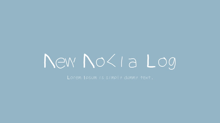 New Nokia Log Font