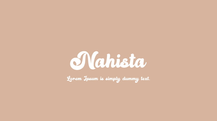 Nahista Font
