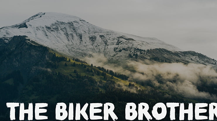 The Biker Brother Font