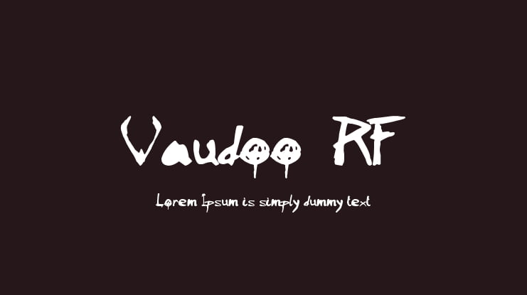 Vaudoo2RF Font