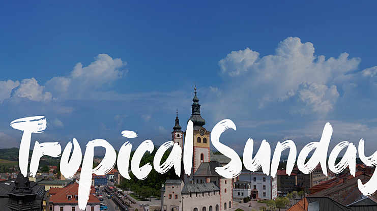 Tropical Sunday Font