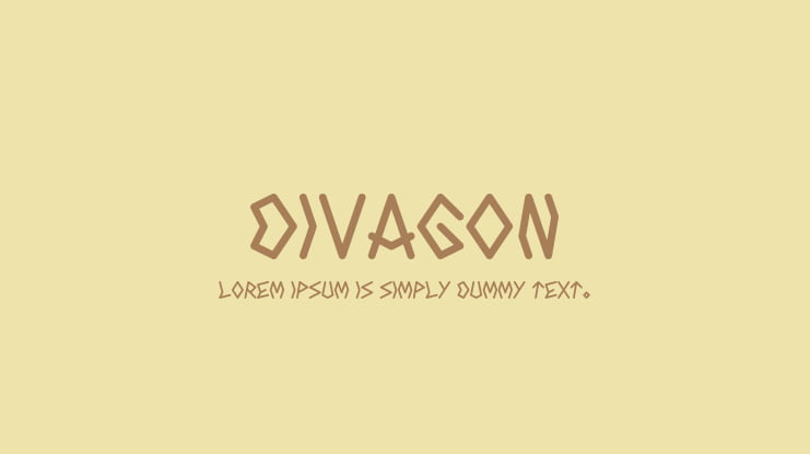 Divagon Font