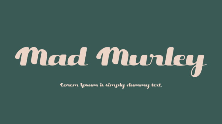 Mad Murley Font Family