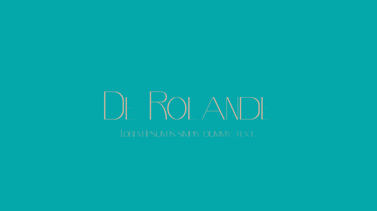 De Rolande Font