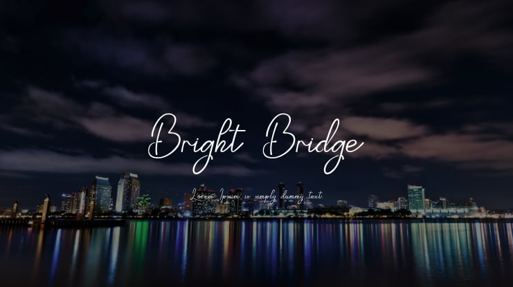 Bright Bridge Font