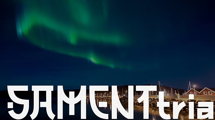 SAMENTtrial Font