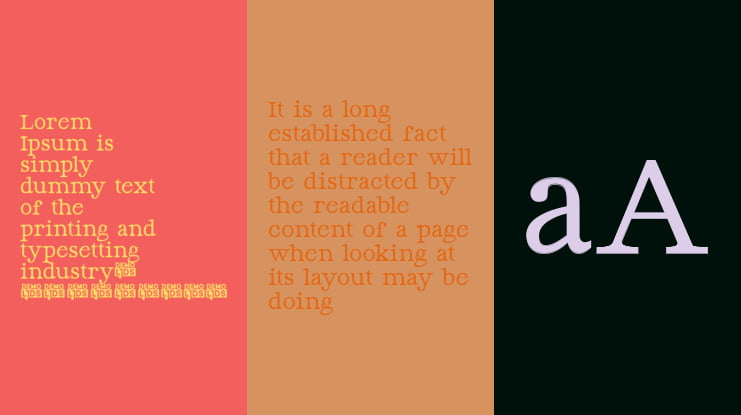 Daily Reading Color Font