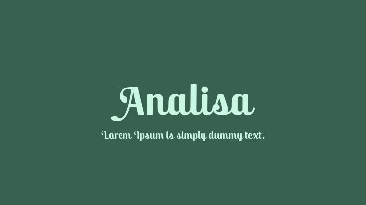 Analisa Font