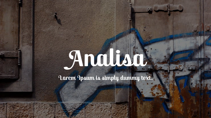 Analisa Font
