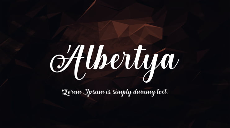Albertya Font