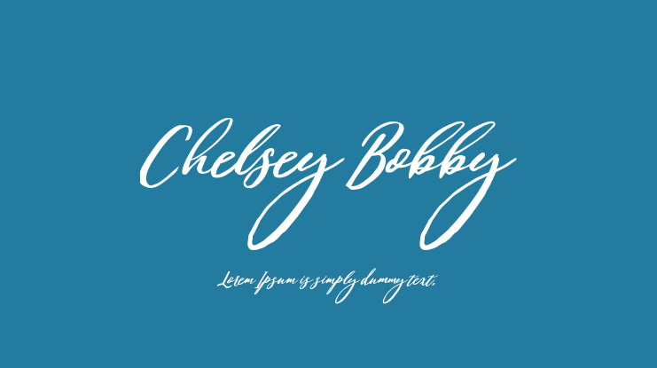 Chelsey Bobby Font