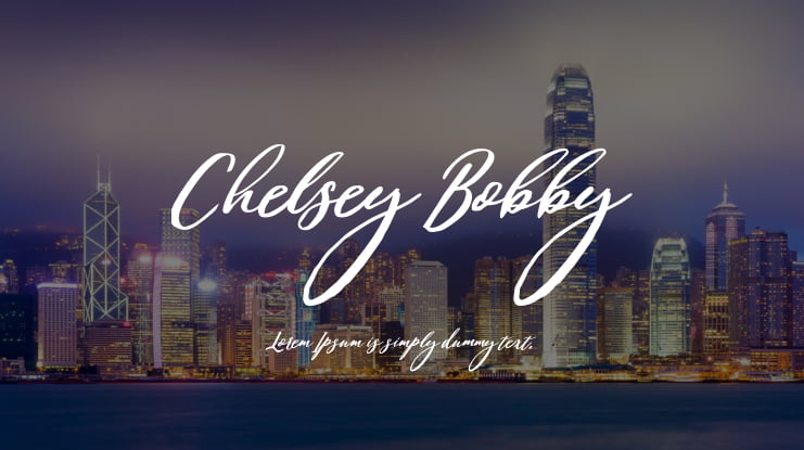 Chelsey Bobby Font