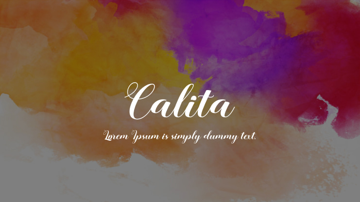 Calita Font