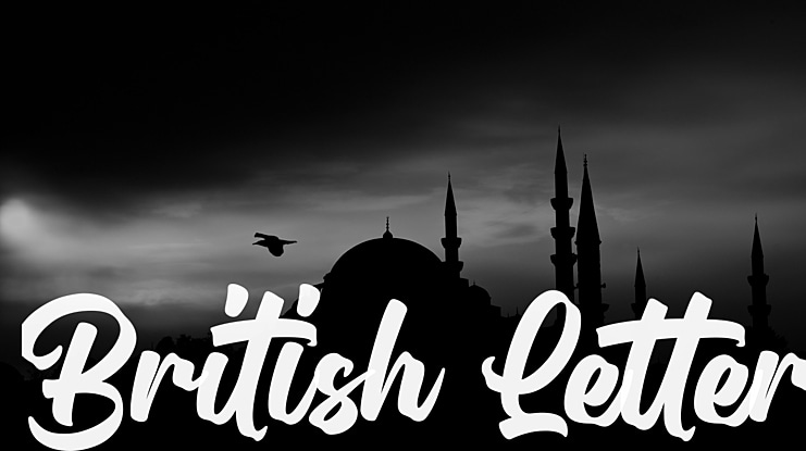 British Letter Font