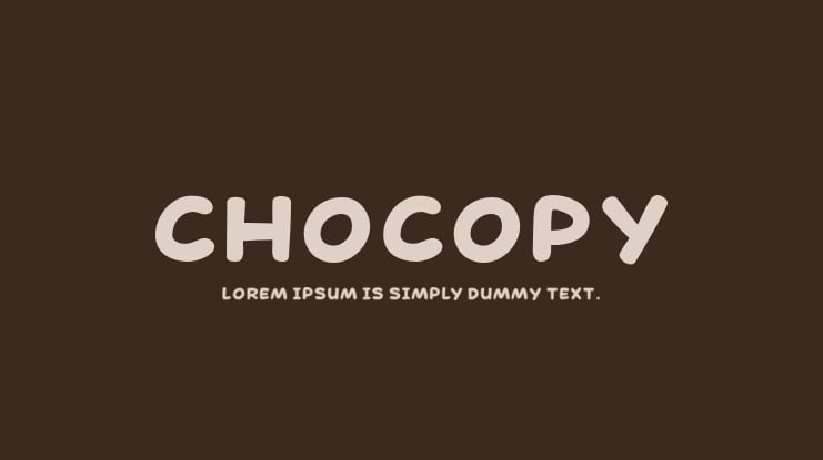 Chocopy Font