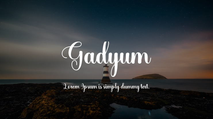 Gadyum Font