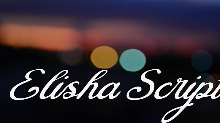 Elisha Script Font